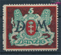 Danzig D21Y (kompl.Ausg.) Mit Durchstich, Zähnung Evtl. Fehlerhaft Mit Falz 1922 Dienstmarke (10215731 - Service