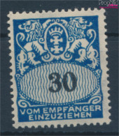 Danzig P33 Mit Falz 1923 Portomarke (10215272 - Postage Due