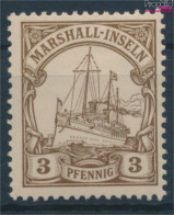 Marshall-Inseln (Dt. Kol.) 13 Mit Falz 1901 Schiff Kaiseryacht Hohenzollern (10214233 - Marshall Islands