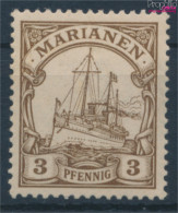 Marianen (Dt. Kolonie) 7 Mit Falz 1901 Schiff Kaiseryacht Hohenzollern (10214236 - Marianen