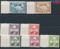 Dänemark - Grönland Postfrisch Christian X. 1938 König Christian X.  (10174195 - Gebruikt