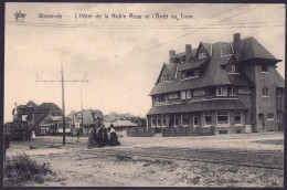 +++ CPA - WESTENDE - Hôtel De La Noble Rose Et Arrêt Du Tram  // - Westende