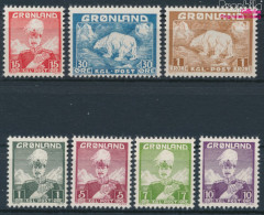Dänemark - Grönland Postfrisch Christian X. 1938 König Christian X.  (10174206 - Usados