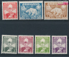 Dänemark - Grönland Postfrisch Christian X. 1938 König Christian X.  (10174207 - Gebruikt