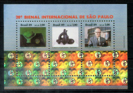 BRASILIEN Block 80, Bl.80 Mnh (see TEXT !!) - Hologramm, Sao Paulo - BRAZIL / BRÉSIL - Blocs-feuillets