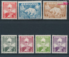 Dänemark - Grönland Postfrisch Christian X. 1938 König Christian X.  (10174216 - Gebruikt