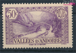 Andorra - Französische Post 61 Postfrisch 1937 Landschaften (10174320 - Neufs