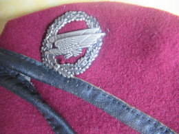 Béret Militaire/ Allemagne/Aviation/ Insigne Aigle Fondant Sur Sa Proie / Vers 1960-1980        CCK31 - Helme & Hauben