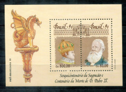 BRASILIEN Block 87, Bl.87 Mnh - Dom Pedro II - BRAZIL / BRÉSIL - Blocks & Kleinbögen