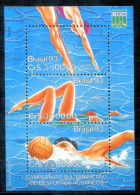 BRASILIEN Block 92, Bl.92 Mnh - Schwimmsport, Wasserball, Swimming, Water Polo, Natation - BRAZIL / BRÉSIL - Blokken & Velletjes