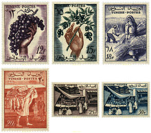 148095 MNH TUNEZ 1956 PRODUCTOS NACIONALES - Tunisie (1956-...)