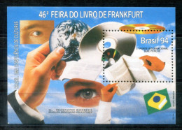 BRASILIEN Block 94, Bl. 94 Mnh - Buchmesse Frankfurt, Book Fair, Salon Du Livre, CD - BRAZIL / BRÉSIL - Blocs-feuillets