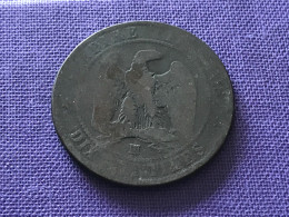 Münze Münzen Umlaufmünze Frankreich 10 Centimes 1856 Münzzeichen W - 10 Centimes