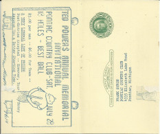 Postkaart 1951 Ted Powers Annual Memorial Invitational  Met Antwoordkaart. Rare Postal Card - Detroit