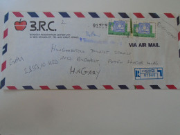 D198281 Israel   Registered Cover  Ca 1993  - Tel Aviv -Yafo    Sent To Hungary - Cartas & Documentos