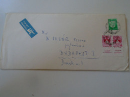 D198293  Israel   Airmail  Cover  1971 - Tel Aviv -Yafo    Sent To Hungary - Covers & Documents