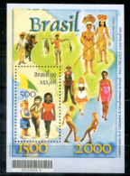 BRASILIEN Block 108, Bl.108 Mnh - Lubrapex 2000, Fußball, Football, Calcio, Futebol - BRAZIL / BRÉSIL - Blocks & Sheetlets