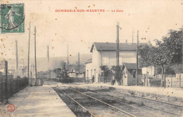 CPA 54 DOMABSLE SUR MEURTHE / LA GARE / TRAIN - Other & Unclassified