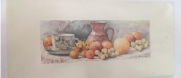 Aquarelle, Signée CHRISTIAN GRANIOU Nature Morte (L 25 Aquarupella) - Peintures & Tableaux
