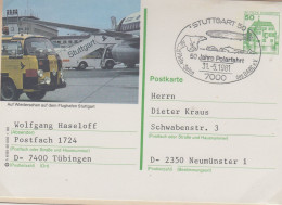 Germany 50J Zeppelin Polarfahrt Ca Stuttgart 31.5.1981(IT162C) - Evenementen & Herdenkingen