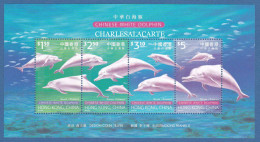 HONG KONG  1999  CHINESE WHITE DOLPHINS  M.S. S.G. MS 999  U.M. - Blocs-feuillets