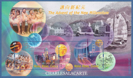 HONG KONG  1999  DAWN OF NEW MILLENIUM  M.S. S.G. MS 1000  U.M. - Blocs-feuillets