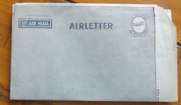 1950's Australia Unused  Airletter 10d Air Mail Postage - Aerogramme