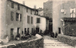 FRANCE - Céret - St Laurent De Cerdans - Placette Magi - Groupe D'Espadrille - Carte Postale Ancienne - Ceret