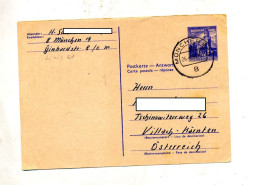 Carte Postale 1.80 Hall Cachet Munich Curiosité - Postcards