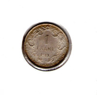 Belgique. 1 Franc 1913. Albert Ier - 1 Franco