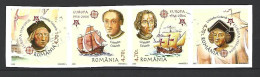 Timbre  Europa  Roumanie Non Dentelé  En  Oblitere  N 5011/5014 - Usado