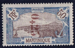 Martinique N°110a - Surcharge Renversée De Haut En Bas - Neuf * Avec Charnière - TB - Neufs