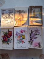 Lot De 300 Fantaisie - Theme Fetes Et Voeux Fleurs Paysage - 100 - 499 Postcards