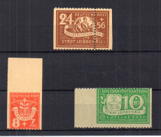 !!! ALLEMAGNE, POSTES LOCALES LUBBENAU, LOT DE 3 VARIETES NEUVES ** - Neufs