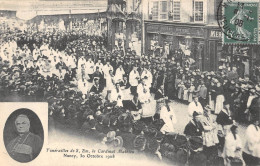 CPA 54 FUNERAILLES DE S.E.m LE CARDINAL MATHIEU / NANCY 1908 - Altri & Non Classificati