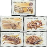 Turkmenistan 41-45 (kompl.Ausg.) Postfrisch 1994 Naturschutzpark - Turkmenistán