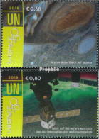 UNO - Wien 1017-1018 (kompl.Ausg.) Postfrisch 2018 Erforschung Des Weltraums - Unused Stamps