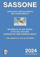 SASSONE 2024 - CATALOGO SPECIALIZZATO FRANCOBOLLI ITALIANI NUOVO VOLUME 3 - Italy