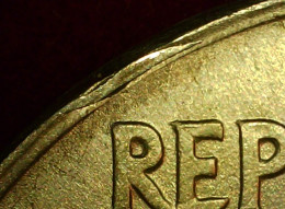 Errore Di Conio 10 Lire 1977 Repubblica Italiana - Variëteiten En Curiosa