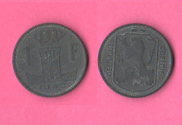 Belgie Belgique 1 Franc 1942 Belgium Belgio - 1 Franc
