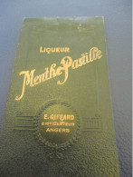 Petit Bloc-Note  Avec Calendrier/ Liqueur Menthe -Pastille/Giffard Distributeur ANGERS/ 1932      OEN34 - Alkohol