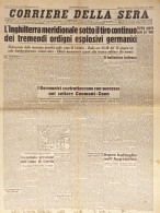 Corriere Della Sera N. 146 - 1944 L'Inghilterra Meridionale Sotto Il Tiro - Altri & Non Classificati