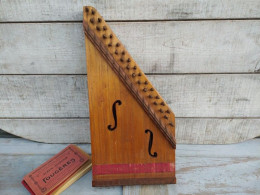 Ancienne Cithare En Bois à 30 Cordes Début XXème. - Instrumentos De Música