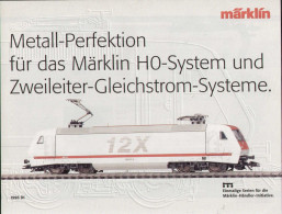 Catalogue MÄRKLIN 1996 Metall-Perfektion Für HO-System Zweileiter-Gleichstrom-Systeme - German