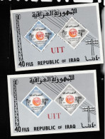 2 Bloc IRAK + 1Bloc  JORDANIE -UIT Neufs S C - UPU (Union Postale Universelle)