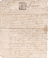 Vente De Terres à Serqueux (52) - 16 Vendémiaire An 7 (7 Octobre 1798) - Notaire à Bourbonne-les-Bains (52) - Manuscrits