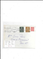 NORVEGE N° 443.452.453 OBL SUR PLI POUR PARIS - Storia Postale