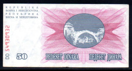 459-Bosnie-Herzégovine 50 Dinara 1992 DD549 - Bosnia And Herzegovina