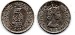 MA 24682 / British Bornéo 5 Cents 1961 KN SUP - Colonie