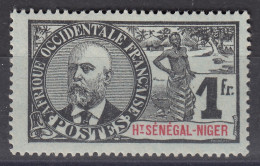 HAUT-SENEGAL & NIGER : BALLAY 1F NOIR N° 15 NEUF * GOMME AVEC TRACE DE CHARNIERE - Ungebraucht